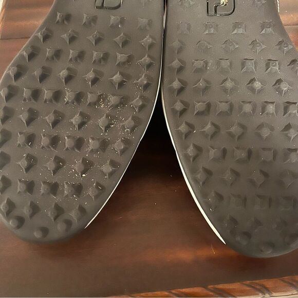 FootJoy Contour Casual Golf Shoe. White and Brown. Size 11.5. Good Condition! - Picture 8 of 12